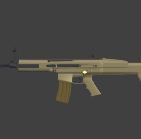 Fn Scar-h Gun 3D-model