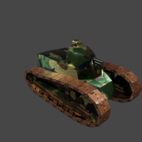 Soviet Union T80 Tank 3d model
