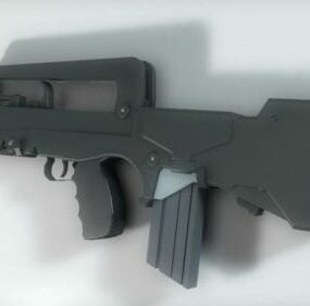 권총 그립 총 장비 3d 모델