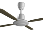 Domácí bílý stropní ventilátor
