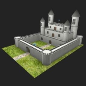 Spel Castle 3d-modell