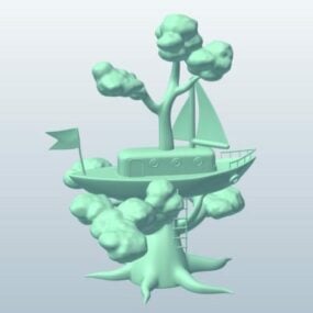 Watercraft Moonli Sailing Boat 3d model