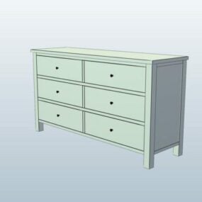 Home Drawers Dresser 3d model
