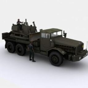 German Army Faun Truck 3d-modell