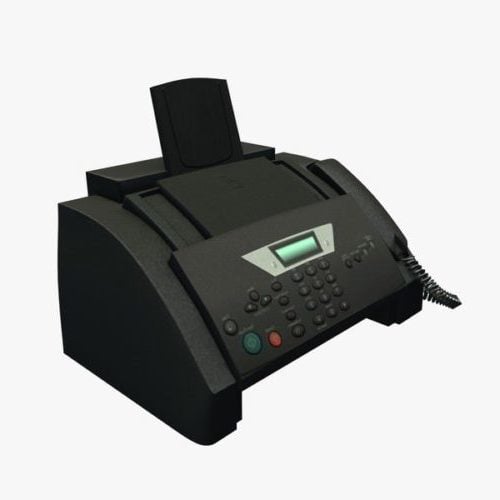 Black Fax Machine V1