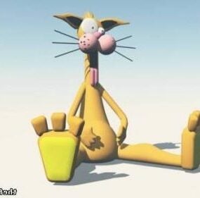 Felix Cartoon Character 3d model