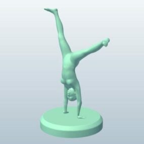 Model 3d Arca Gimnastik Wanita