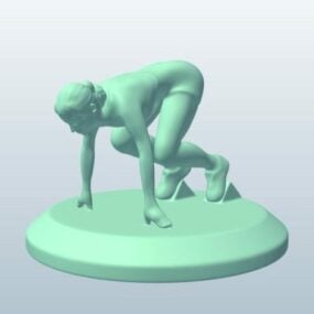3D-модель жіночої спортивної пози