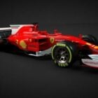 Coche de carreras Ferrari Fórmula F1