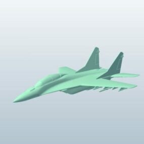 Jet Fighter Lowpoly modelo 3d