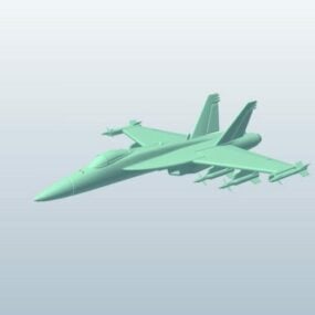 Mô hình 3d máy bay chiến đấu phản lực của quân đội chúng tôi