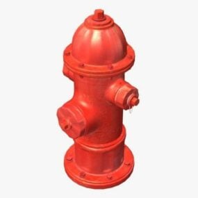 Fire Hydrant On Street مدل سه بعدی
