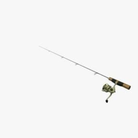 Fishing Rod Reel 3d model