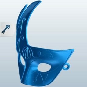 Masque de princesse vénitienne modèle 3D