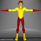 Flash Kid Superhero
