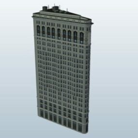 3D model budovy New York Flatiron