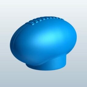 Football Hat 3d model