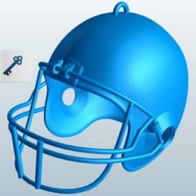 Mô hình 3d Mũ bảo hiểm bóng đá Mỹ