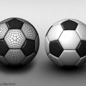 Fotbalový míč kolekce 3D model