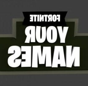 Logo Permainan Model 3d