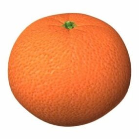โมเดล 3 มิติผลไม้ส้ม