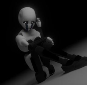 Doll Rigged 3d model