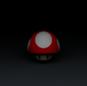 Fungus Mario Character 3d-modell