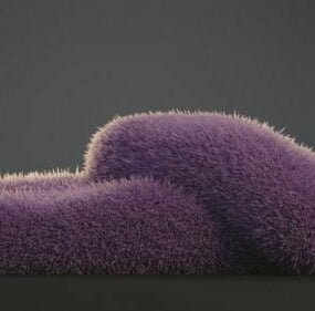 Fur Pillow 3d model