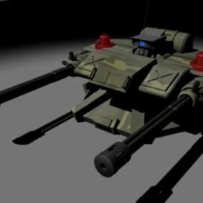 Future Tank Concept 3d model