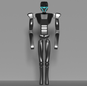 Humanoid Cyborg Robot 3d model