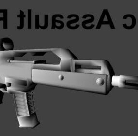 Pistola per carabina G36c modello 3d
