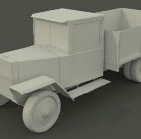 Gaz-mm トラック車両 3D モデル