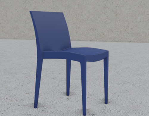 Plastikowe krzesło ogrodowe
