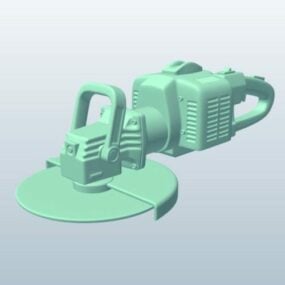 Meuleuse d'angle à gaz modèle 3D