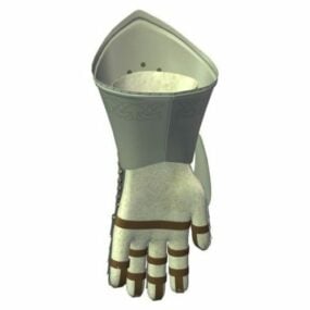 3д модель Средневековых перчаток-доспехов