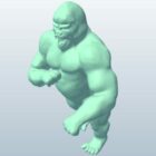 Angry Giant Gorilla