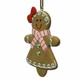 Gingerbread Cookie 3d model