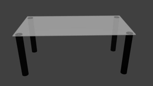 طاولة زجاج مربعة V2