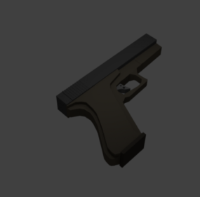 18D model zbraně Glock 3