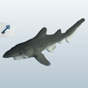 गोब्लिन शार्क 3डी मॉडल