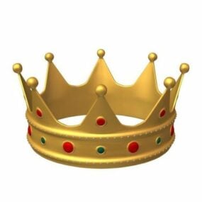 King Golden Crown 3d-modell