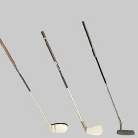 Golf Clubs Collection 3d model