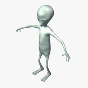 Alien Lowpoly キャラクター3Dモデル