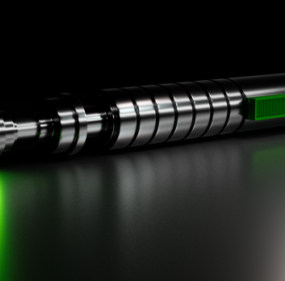 Green Light Saber Weapon 3d model