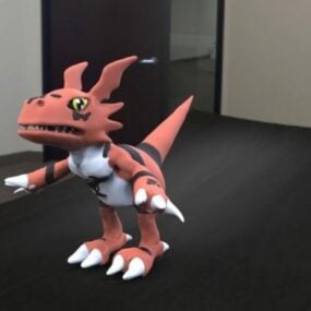 Guilmon Pokemon karakter 3D-model
