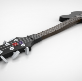 Model 3D małej gitary