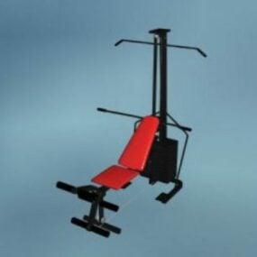 3D model sportovního vybavení lavice do posilovny