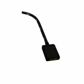 HDMI Type D Connector 3d-modell