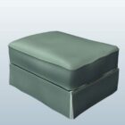 Green Leather Stool