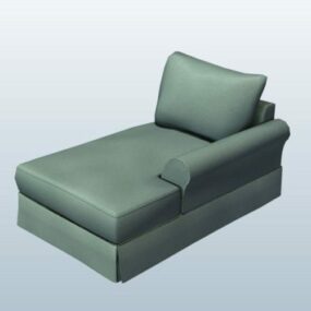 Lounge Chair Leather 3d model